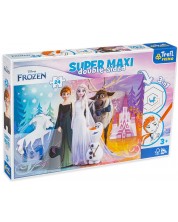 Παζλ διπλής όψης Trefl 24 μάξι κομμάτια - Frozen kingdom -1